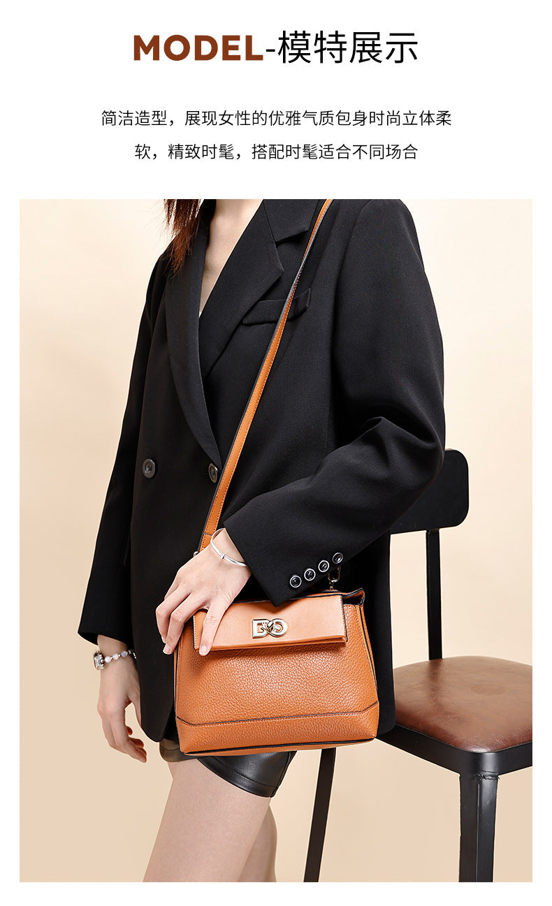 European and American Retro Dumpling Handbag Large Capacity Fashion Women's Bag Light Luxury High-end Kelly Bag Versatile Shoulder Bag for Women