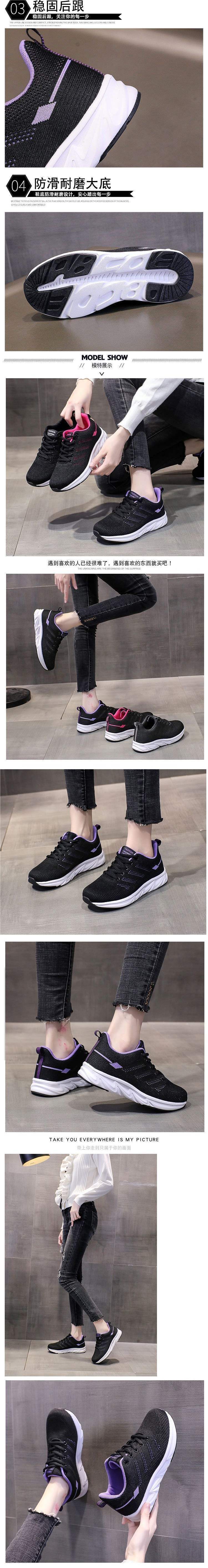 Women's Shoes2025New Spring Lightweight Mom Sports Shoes Shock Absorbing Running Shoes Black Soft Sole Long Standing Work Shoes