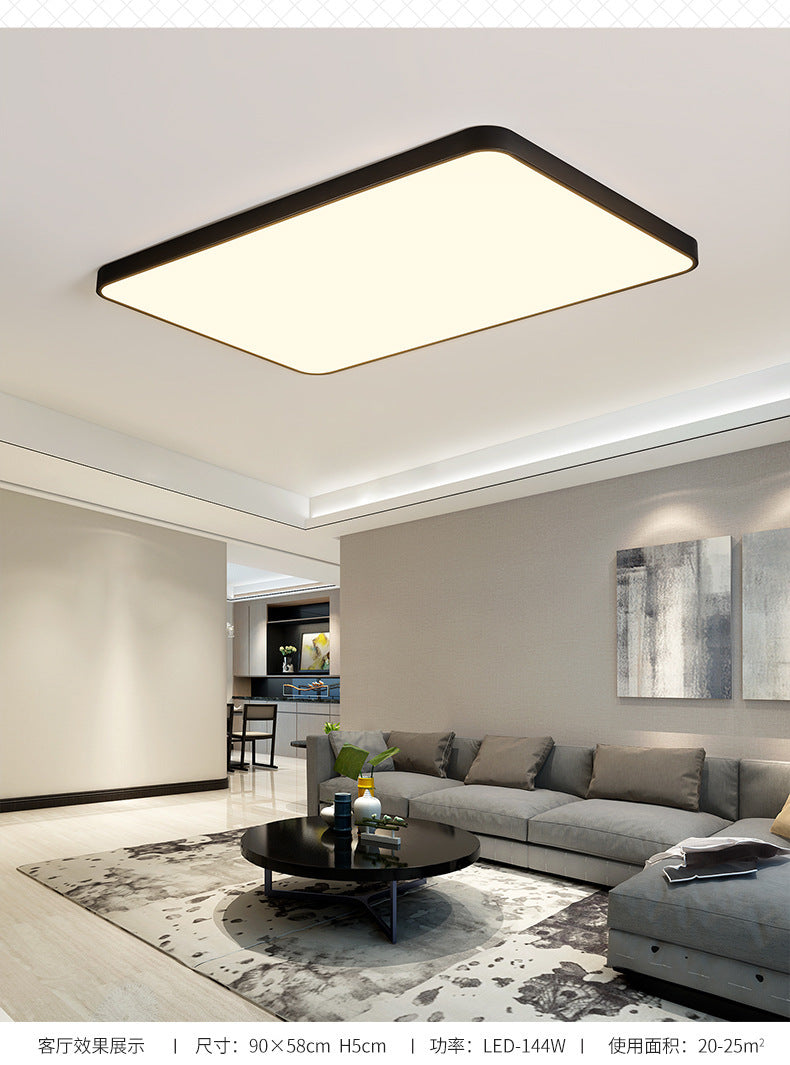 Modern simple personality square living room lamp Nordic Creative Home Use led Bedroom Ceiling Light Zhongshan Lighting Fixtures