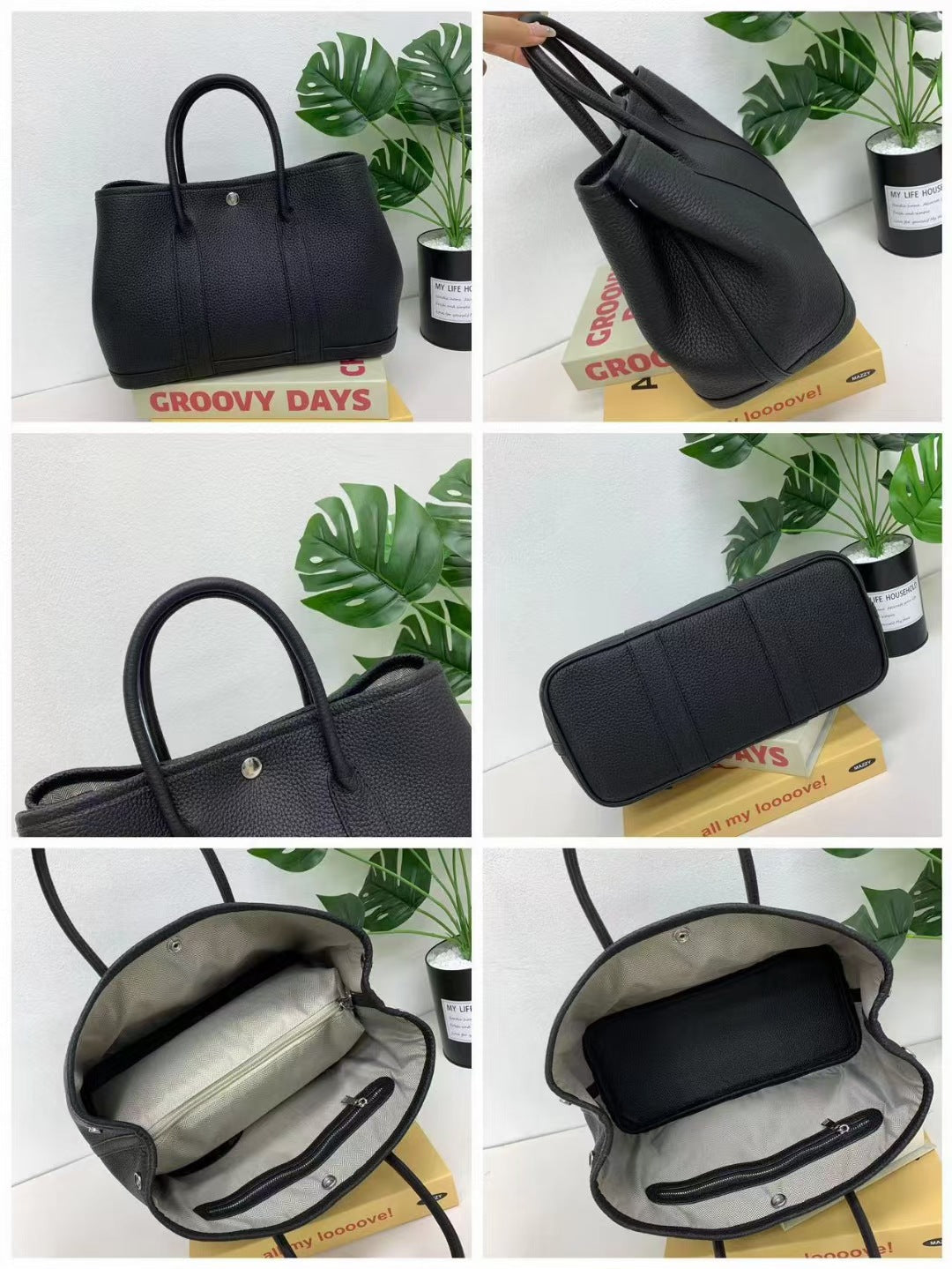 Garden Bag Summer High-End Feel Guangzhou First Layer Cowhide Women's Bag Genuine Leather Tote Bag Large Capacity Commuter Handbag