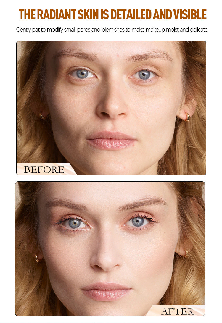 Anglicolor Air Cushion BB Cream Concealer No Makeup Cream Oil Control Long-lasting Liquid Foundation CC Frost