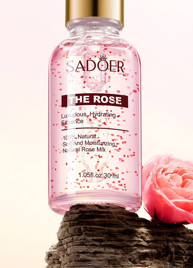 Full English Plant Essence Serum SADOER Aloe Vera Rose Chamomile Hydrating Moisturizing  Foreign Trade Wholesale