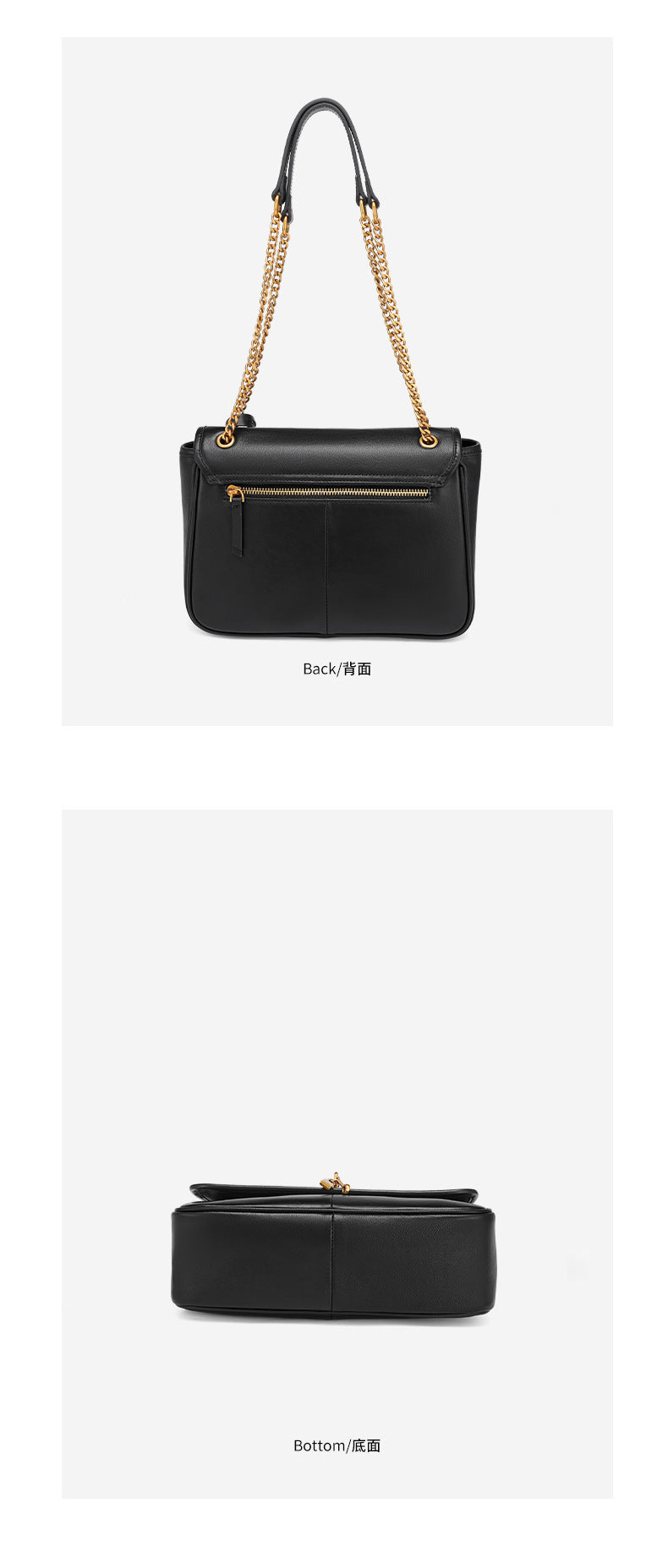 Vintage Casual Fashion High-End Single Shoulder Bag New Melad Chain Bag Autumn Winter Simple Commuter Crossbody Women's Bag