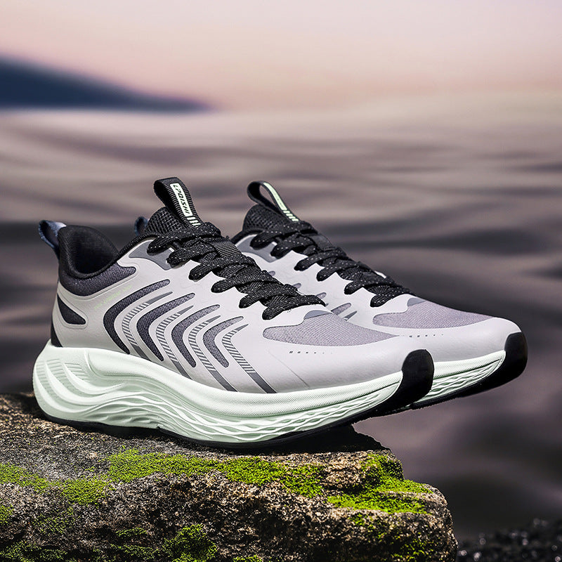 2025New Men's Shoes Lightweight Running Soft Sole Breathable Non-Slip Odor-Resistant Men's Mesh Outdoor Casual Shoes Sports Shoes