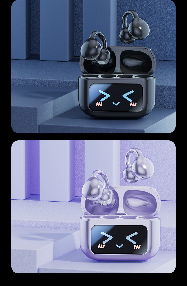 M100Hot-selling Popular Clip-on Touch Smart Color Screen High-Quality Bluetooth Earphones Wholesale from Factory Source