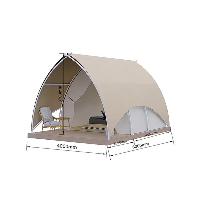 Outdoor Camping Sailboat Tent Resort Luxury Camping Tent Large Homestay Light Luxury Hotel Boat-shaped Tent