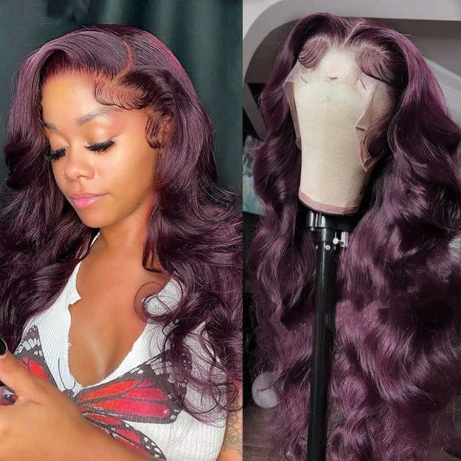 13x6 Lace Front Burgundy  Synthetic  Glueless Wig wholesale