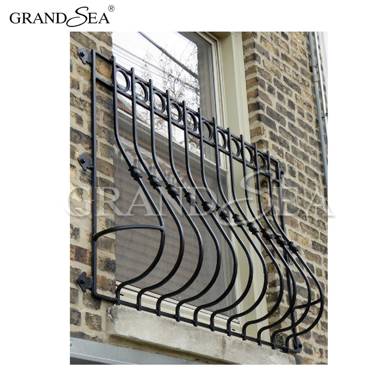 Decorative Wrought Iron Security bar Casement Window Burglar bar