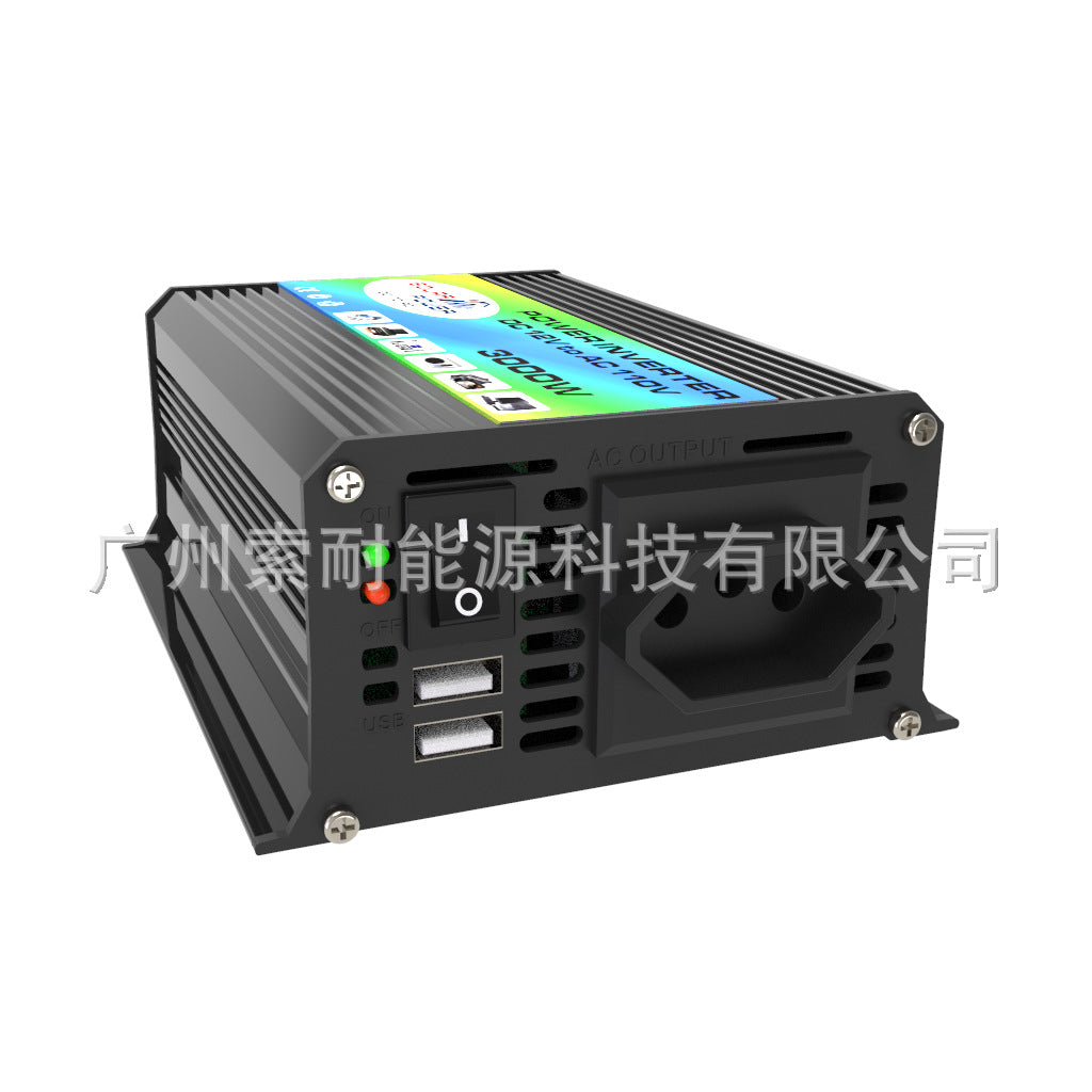 Vehicle Inverter300W 12V Turn110V220V Double USB E-commerce car power inverter