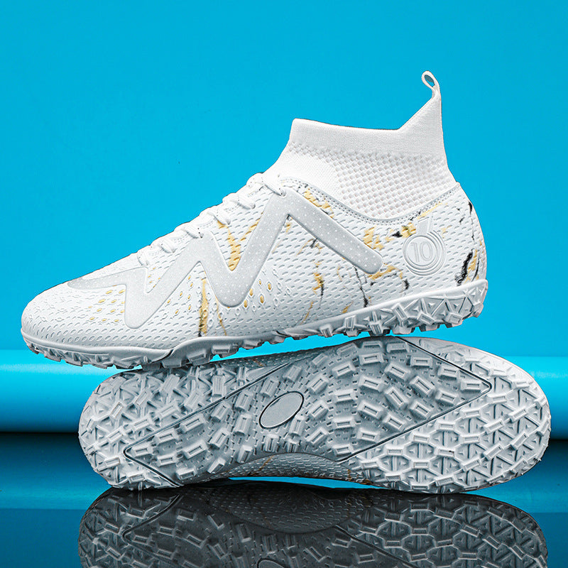 Men's and Children's Soccer Shoes TF Shattered Spike Shoes Adult Primary and Secondary School Students Training Shoes Women's Football Shoes Wholesale