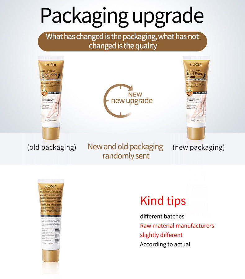 Full English Hand and Foot Cream60g SADOER Hydrating, moisturizing, anti-cracking, hydrating fragrance hand cream for  foreign trade wholesale