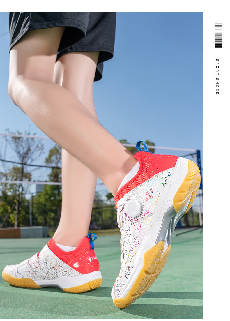In Stock Couple Style Fashion Badminton Shoes New Style Mandarin Duck Table Tennis Tennis Non-Slip Wear-Resistant Sports Shoes