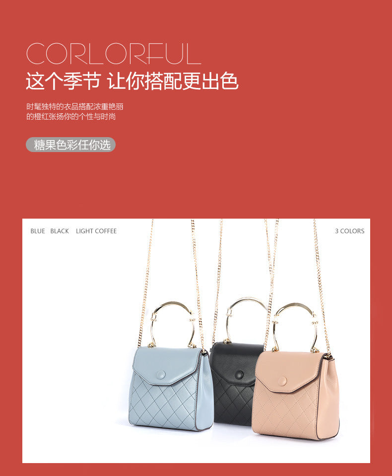 New Fashion Single Shoulder Bag for Women, Large Capacity Small Square Bag, Versatile Chain Handbag, Single Shoulder Crossbody Commuter Bag