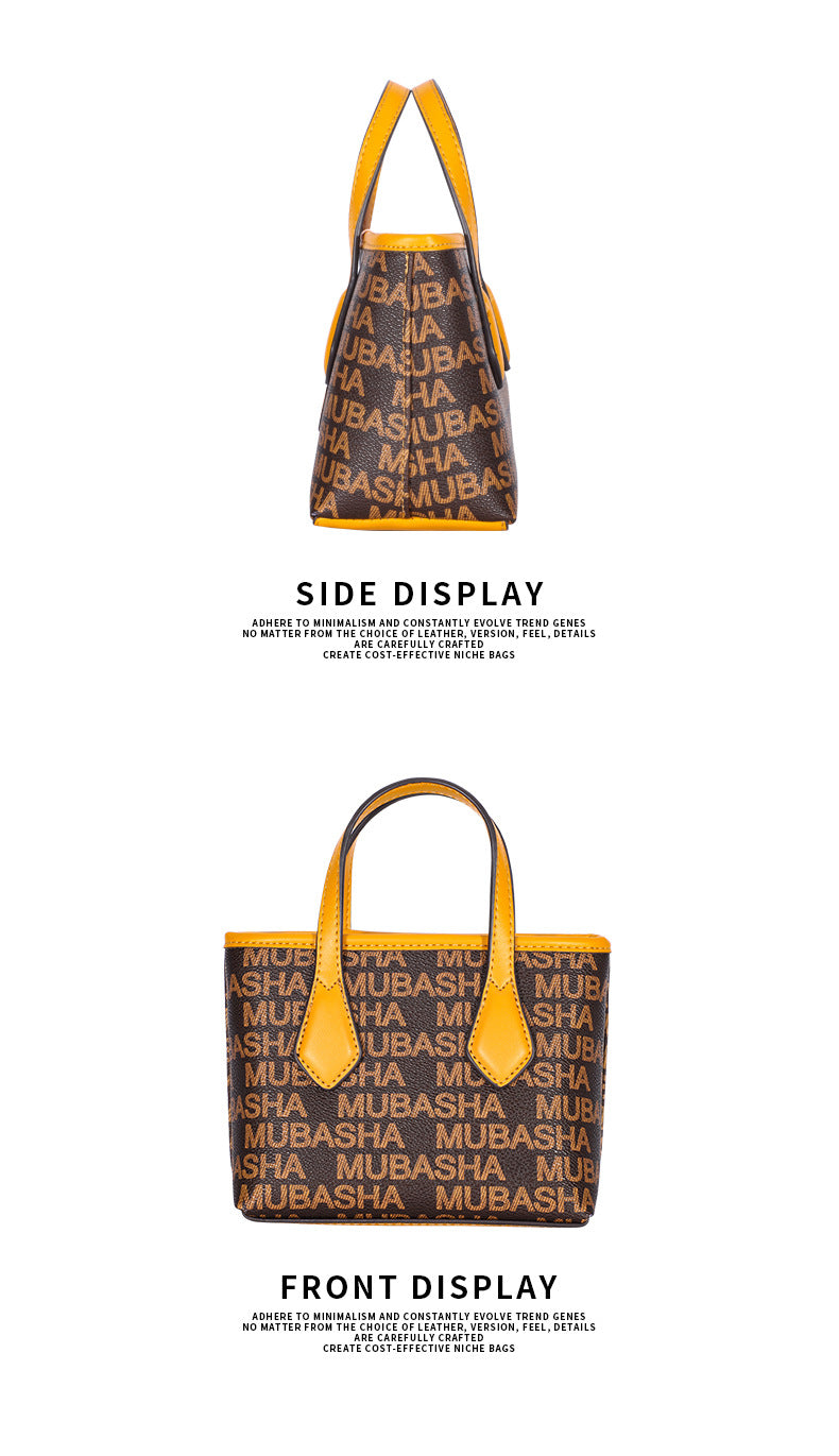 Women's Trendy Fashion New Crossbody Bag Retro Personality Stylish Mini Simple Monogram Handbag