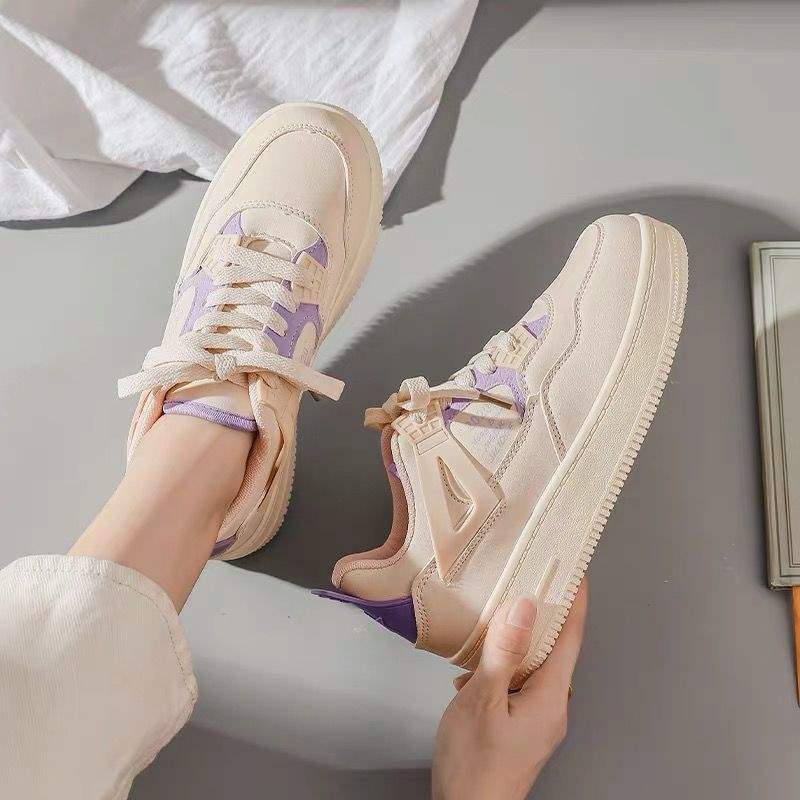 White Sneakers for Women Spring Summer Trendy New Student Casual Sports Low-top Trendy Board Shoes for Outdoor Wear