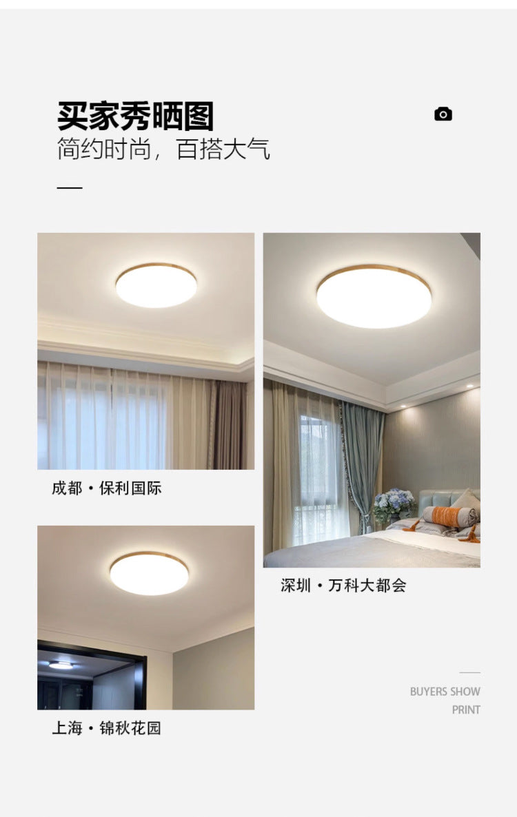 Zhongshan Lighting Galaxy Modern Simple Living Room Cozy Romantic Master Bedroom Study Room LED Ceiling Log Style Lighting Fixture