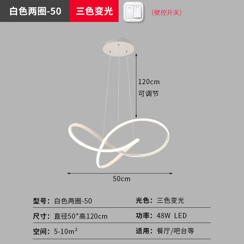 Zhongshan Lighting Wholesale LED Ceiling Lamp Bedroom Dining Room Lamp Minimalist Modern Creative Lighting Nordic Bar Pendant Light