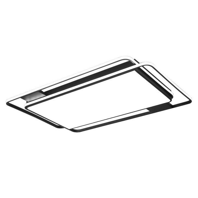 Ceiling Lamp led Living Room Lamp Rectangular Elegant Home Modern Simple Bedroom Lamp Whole House Lighting Set Combination