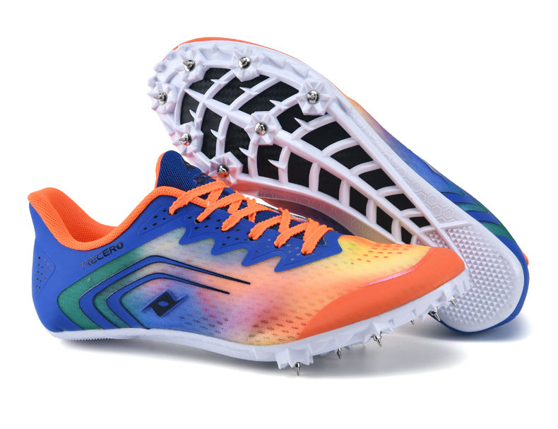 CICERO New Style Running Spikes Shoes for Teenagers Boys and Girls Students Large Spikes Professional Competition Physical Test Training Track and Field Shoes