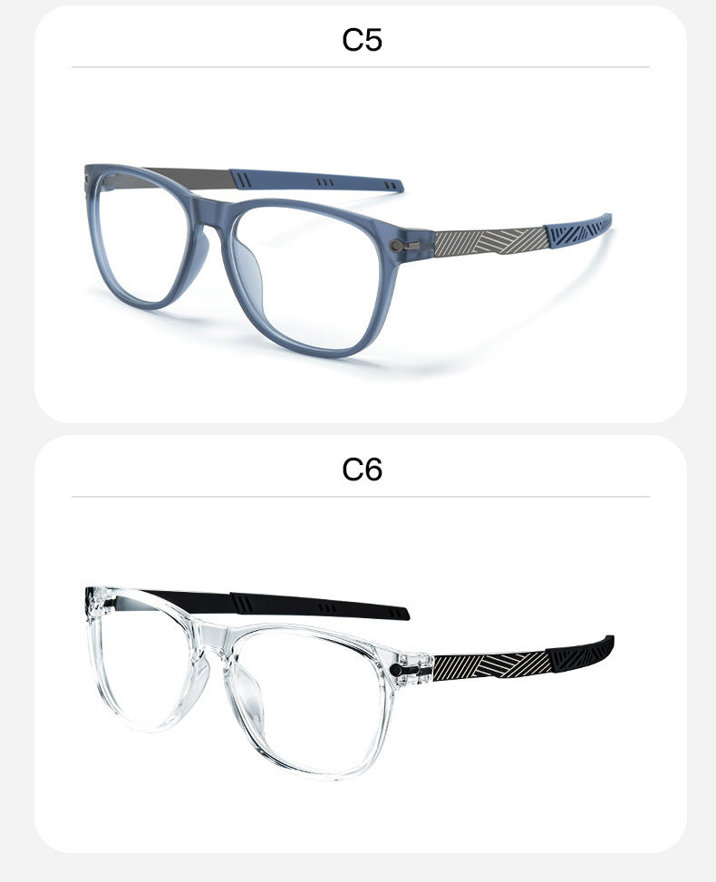New Oval Sports Glasses Cycling Eyewear Frame for Men and Women Square Round Glasses