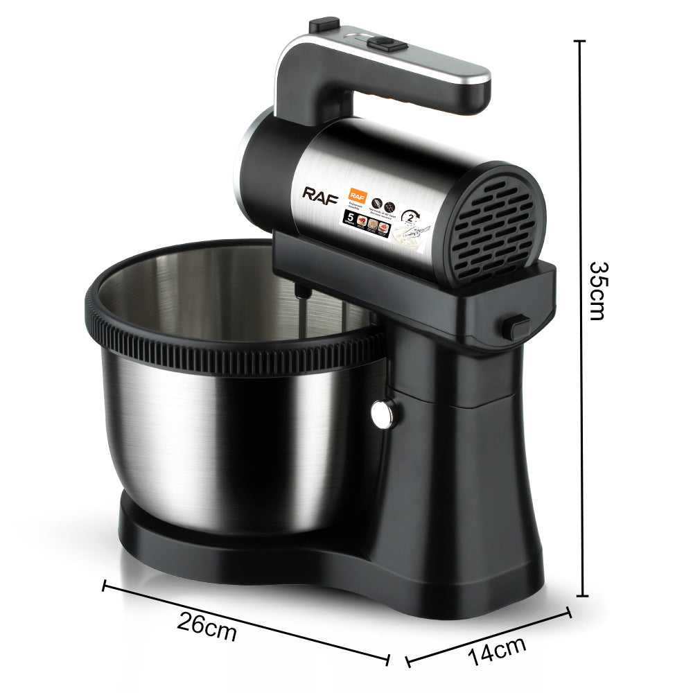 RAF EU Standard Electric Egg Beater for Home Use, Cream Whisk, Egg White Mixer, Dough Stirrer, Cake Baking with Bowl