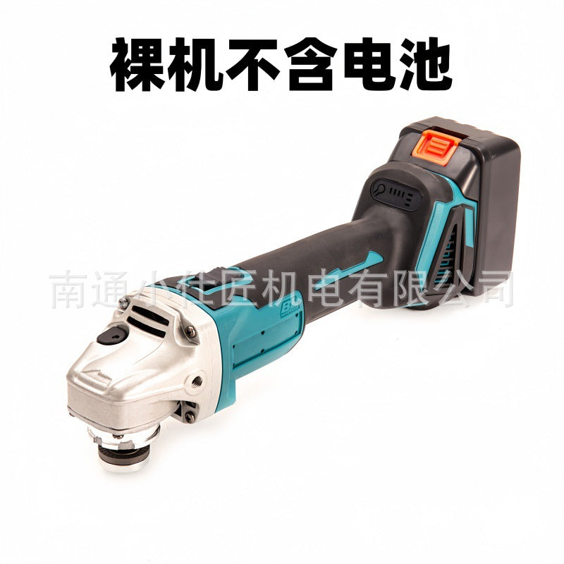 Cross-Border Foreign Trade Dropshipping Cordless Lithium Battery Angle Grinder High-Power Industrial Grade Cutting Grinding Angle Grinder for Home Use