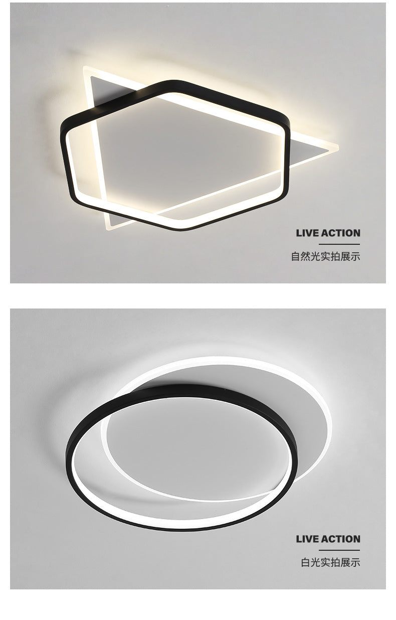 Lamp in the Living Room Modern Minimalist and Magnificent led Ceiling Light Bedroom Main Household Large Lighting Fixture Whole House Package Set