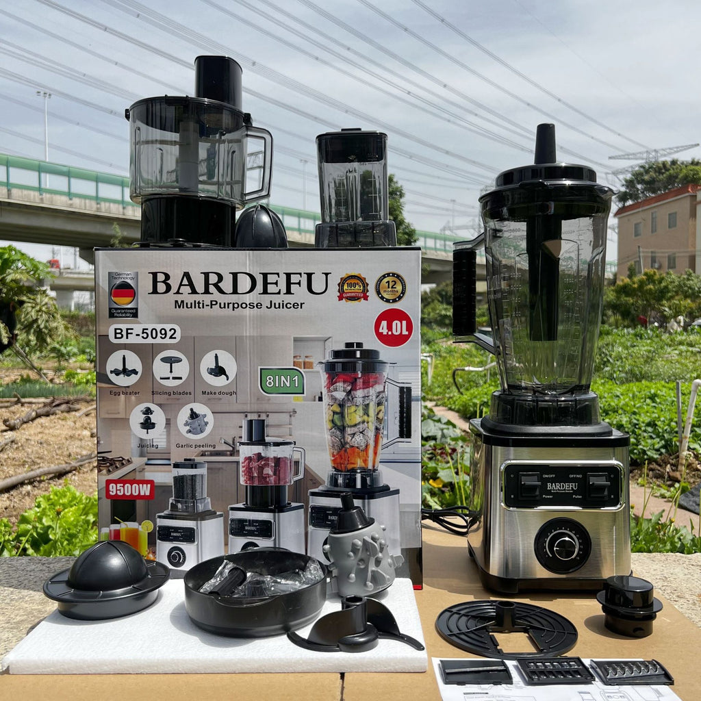 6in1blender Commercial Stainless Steel Blender Household Pure Copper Meat Grinder Ice Crusher Juicer Multi-Function