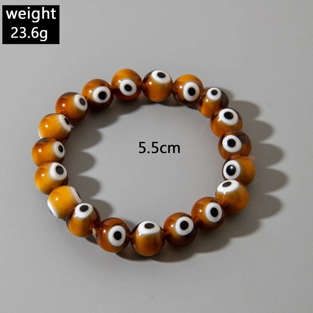 European and American Ornament Bohemian Devil's Eye Beaded Bracelet  Fashionable and Unique Eye Elastic Bracelet Wholesale