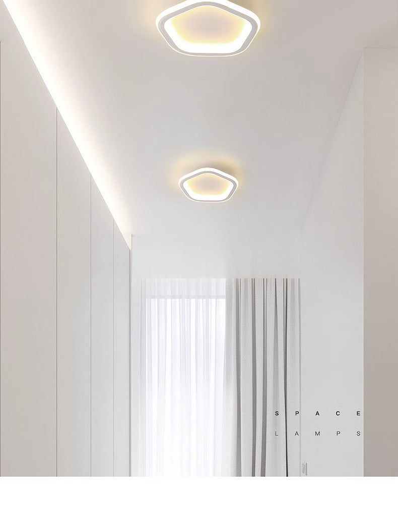 Entryway Hallway Light Modern Minimalist Corridor Balcony Ceiling Light Creative Minimalist Square Round Cloakroom Light