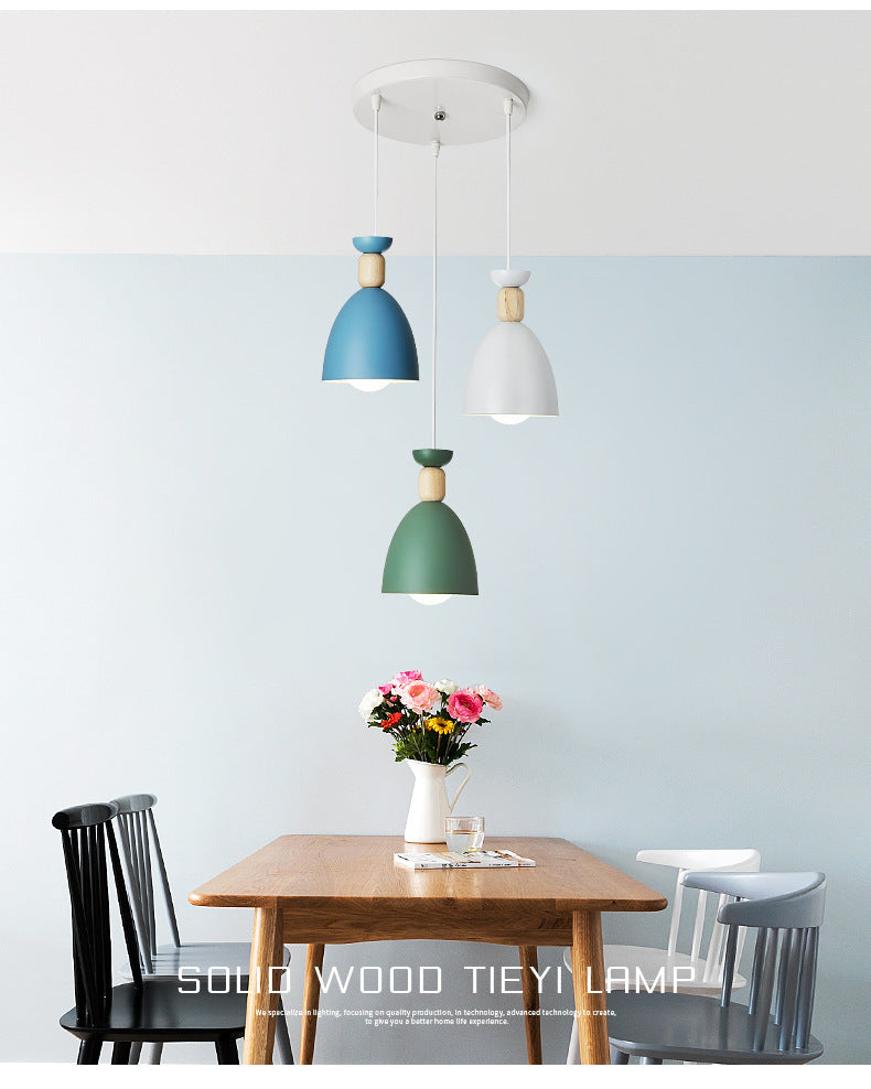 Zhongshan Restaurant Pendant Light Modern Simple Elegant Internet Celebrity Lighting Creative Personality Dining Room Bar Table Nordic Pendant Light