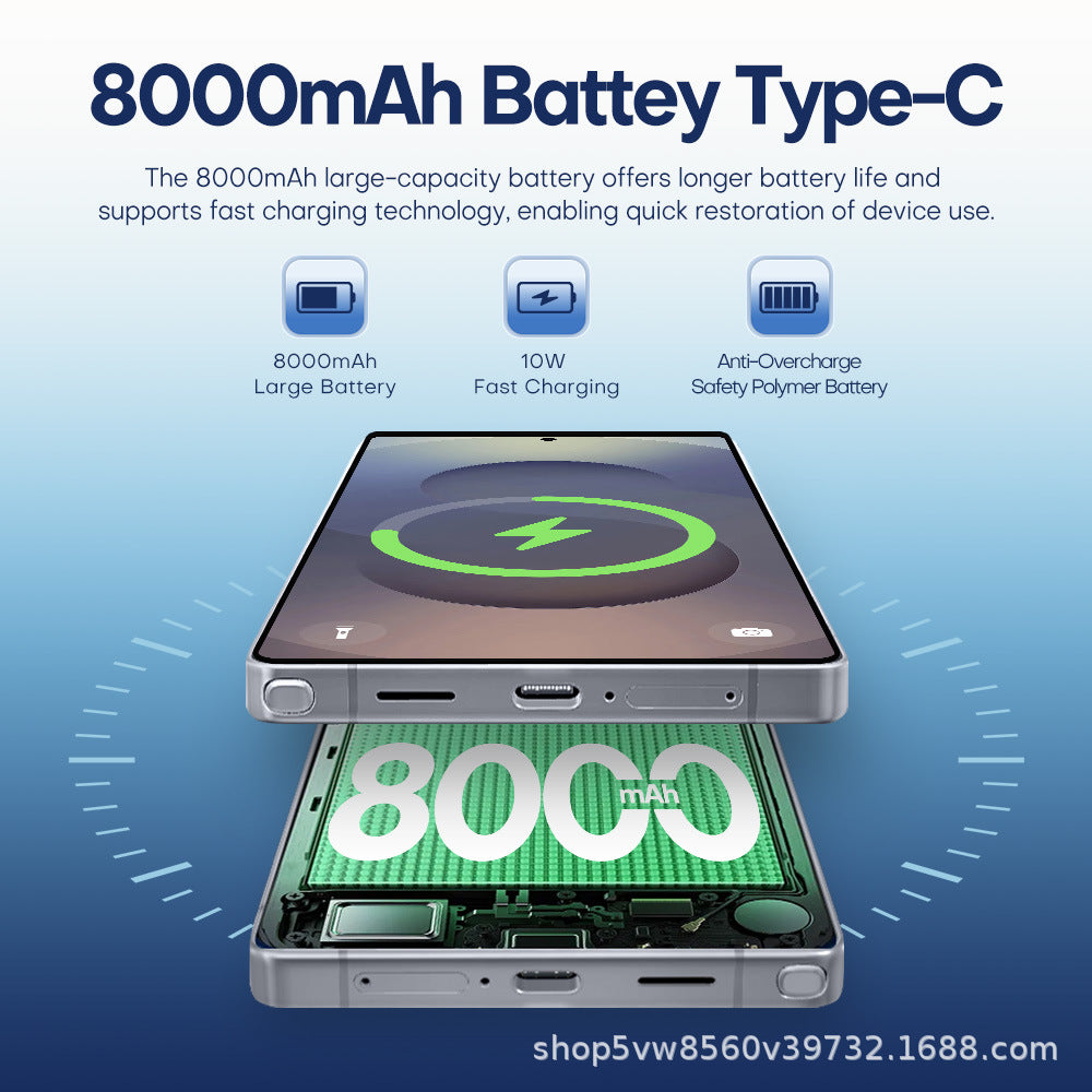 2025Hot Sale S25 Ultra Android7.3inch smartphone16+1T Mobile Phone Source Factory