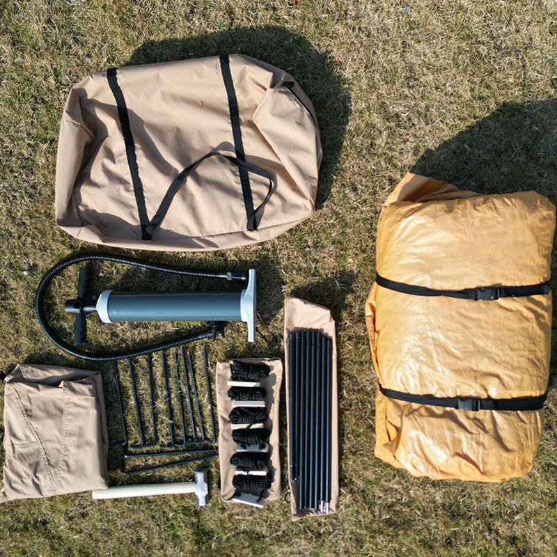 Middle East Arabian Inflatable Tent Outdoor No Setup Needed for Hiking Saudi Print3*3M Camping