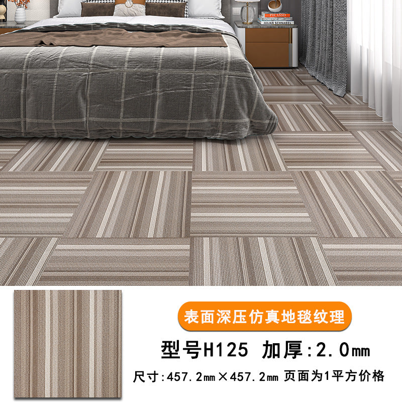 pvc Carpet Floor Stickers Self-Adhesive Commercial Imitation Carpet Ground Renovation Special Plastic Floor Stickers for Cement Floors