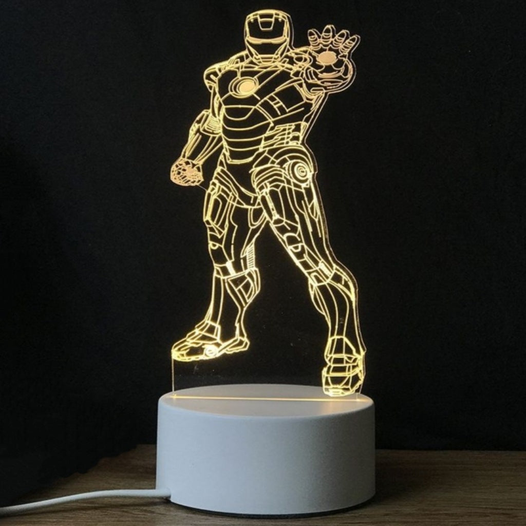 3D Night Light Acrylic Colorful Touch Remote Control Atmosphere Light Wholesale Dropshipping Creative Small Gift Factory