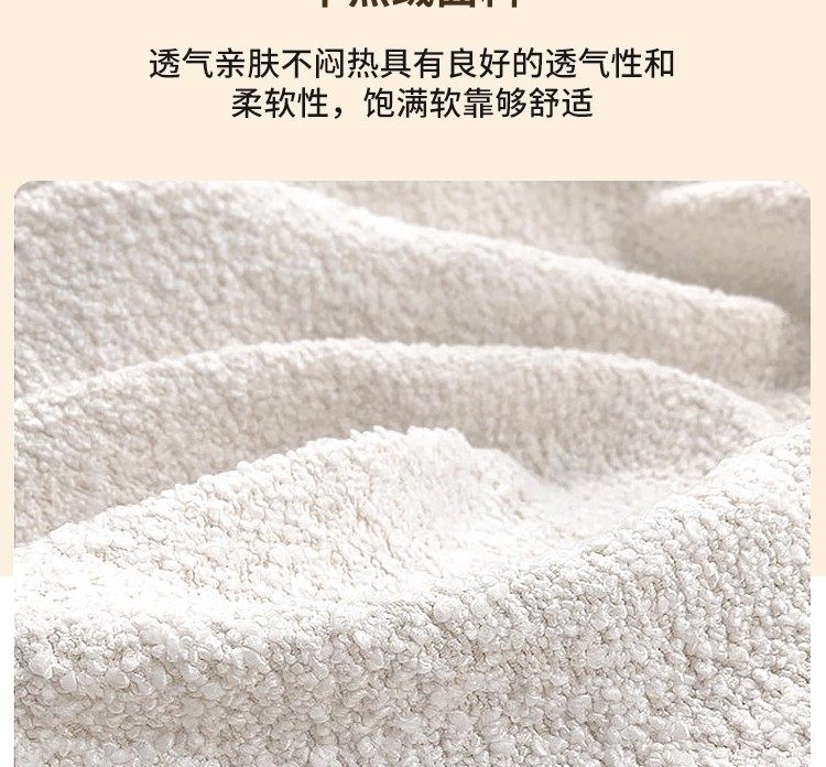 Northern Europe Lenuvole Petal Sofa Living Room Cream Style Three-Seater Fabric Sofa Modern Cloud Compression Sofa