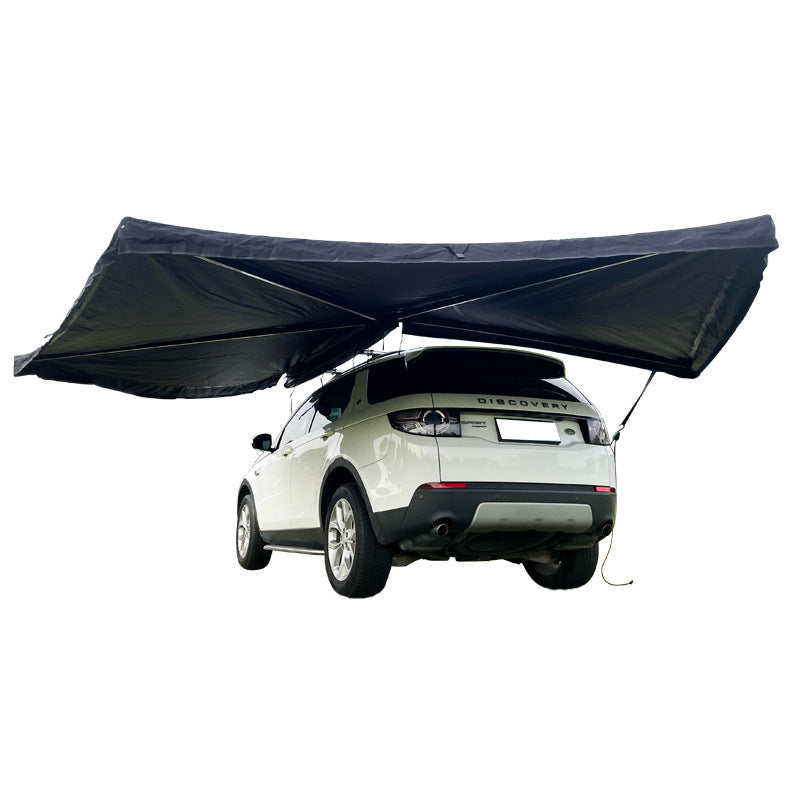Wholesale2.5m Aluminum Alloy Fan-Shaped Car Side Tent Outdoor Camping Hiking Waterproof Sunshade Car Side Tent