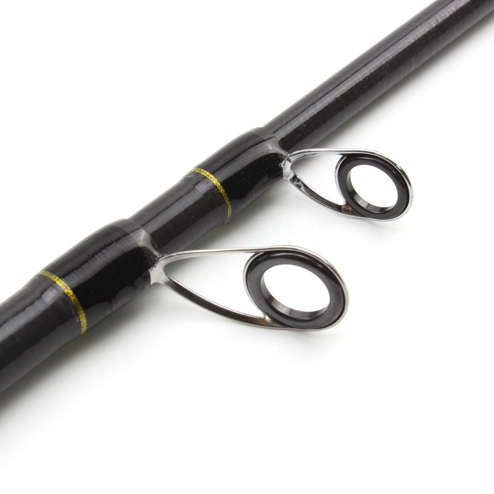 A European and American Style Straight Handle Telescopic Lure Rod Portable Carbon Fishing Rod Sea Rod Bass Carp Rod
