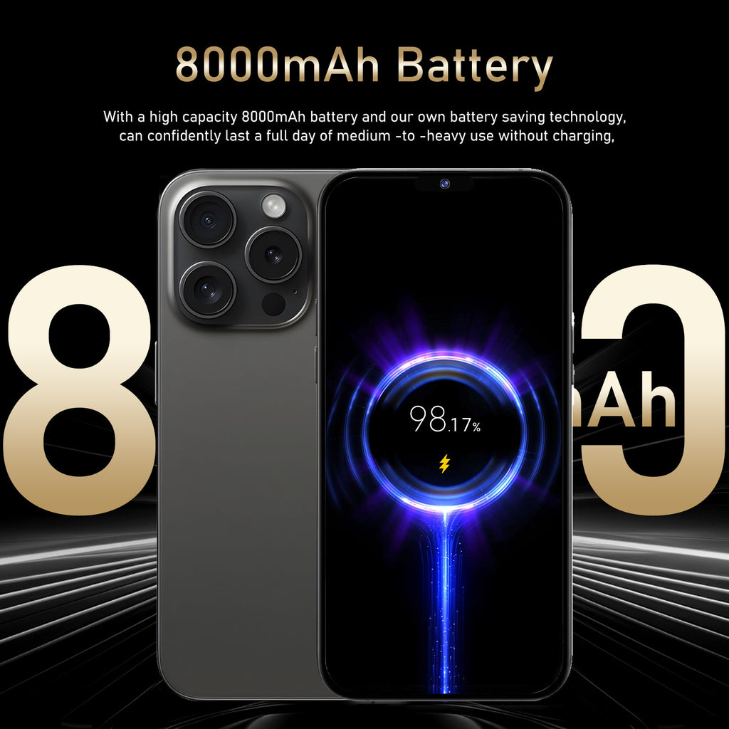 New model exclusive i15 Pro Max Intelligence5G Mobile Phone16+1T Android Phone Factory Price