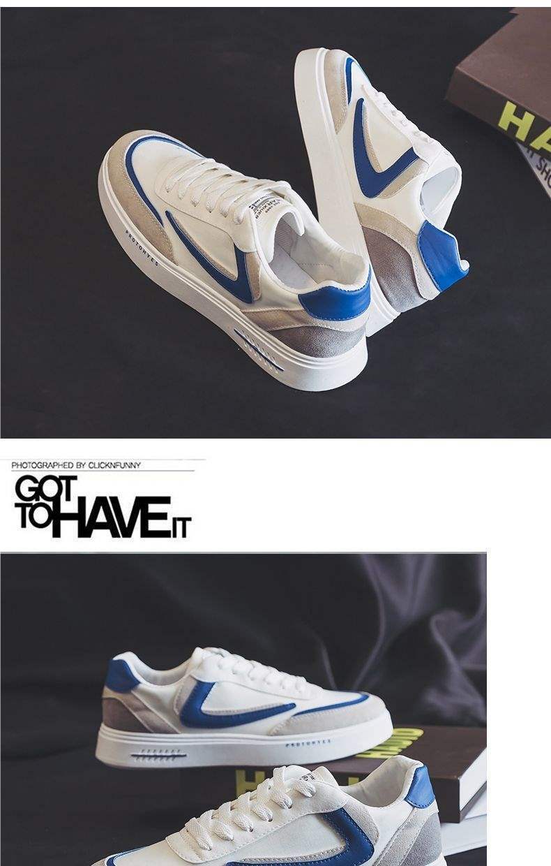 2025Summer New Breathable Canvas Trendy Shoes for Men ins Versatile Casual White Sneakers Sports Cloth Shoes