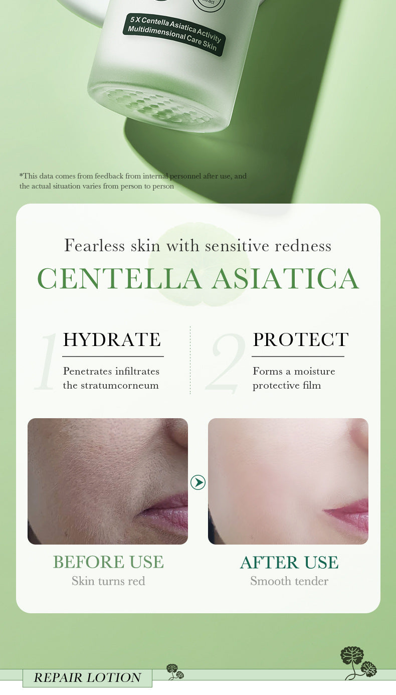 Centella Asiatica Skin Care Set in English BIOAOUA Cleansing, moisturizing and moisturizing six-piece set  foreign trade wholesale