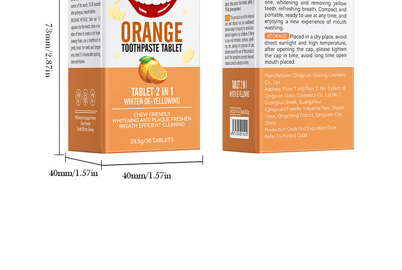 All-English Solid Toothpaste Series SADOER Sakura Whitening Anti-Yellowing Teeth Cleaning Toothpaste  Wholesale