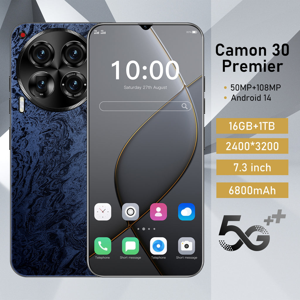 Camon30Mobile Phone16+1T Android Smartphone7.3Inch Large Screen Source Factory(Popular)