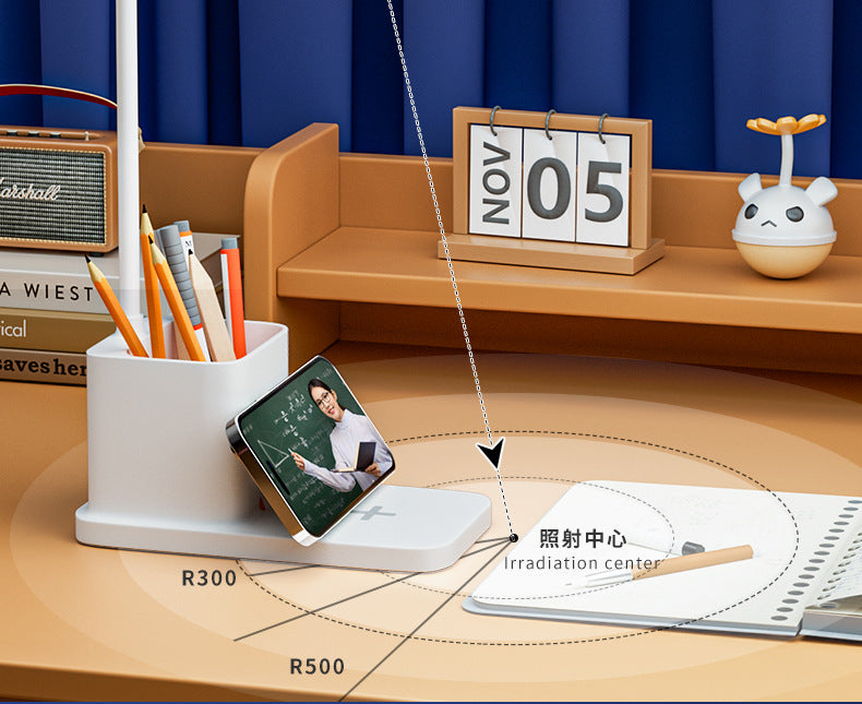 Creative Eye Protection Table Lamp Multi-Functional Two-in-One Cubby Lamp Student Dormitory Desktop Learning Table Lamp Gift Wholesale