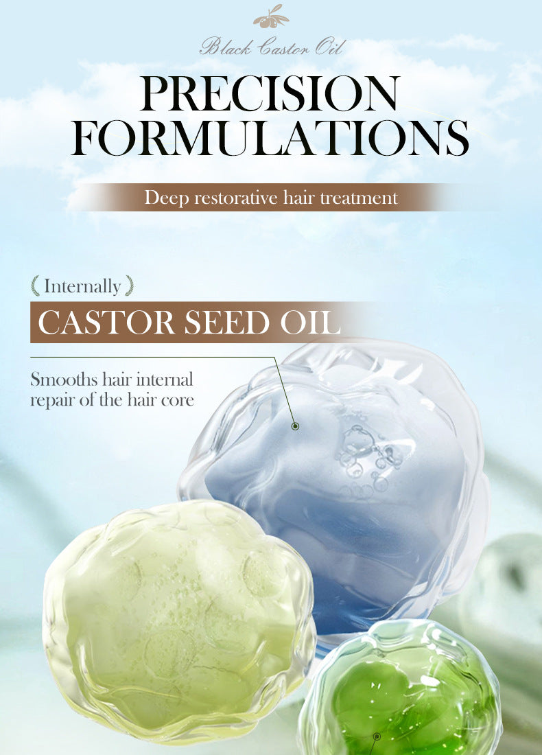 Black Castor Oil Hair Mask500gSADOER Nourishing, Smooth and Fluffy Conditioner Cross-Border Wholesale