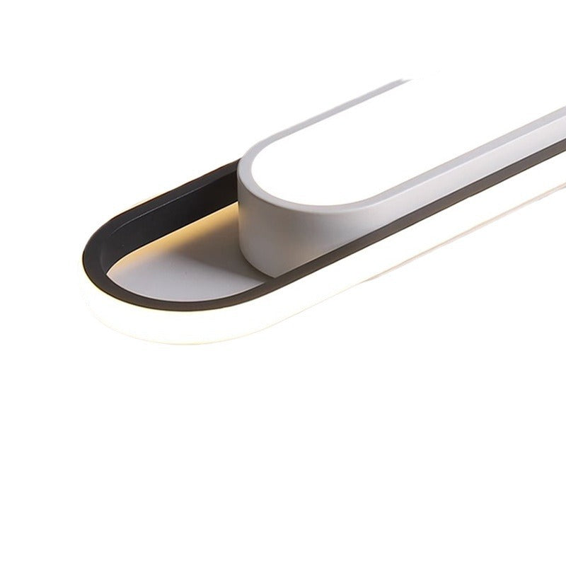 Simple and Modern led Ceiling Light Strip Shape Lamp for Training Room Classroom Gym Car Beauty Lighting Fixture