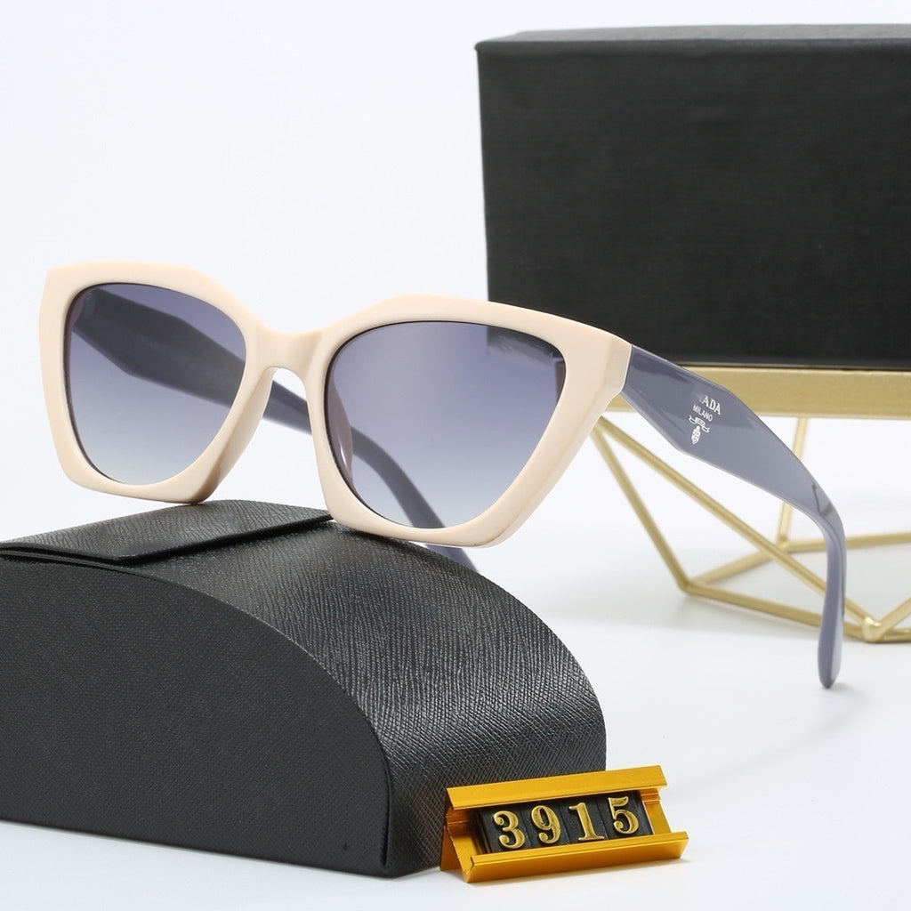 European and American Retro New Sunglasses Popular Internet Celebrity Men and Women Big Brand Sunglasses Square Frame Driving Glasses