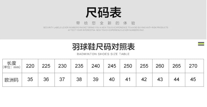 Men's Wear-Resistant Badminton Shoes Sports Shoes Large Size Couples Anti-Slip Shock Absorption Sneakers Women Breathable Lightweight Sports Shoes