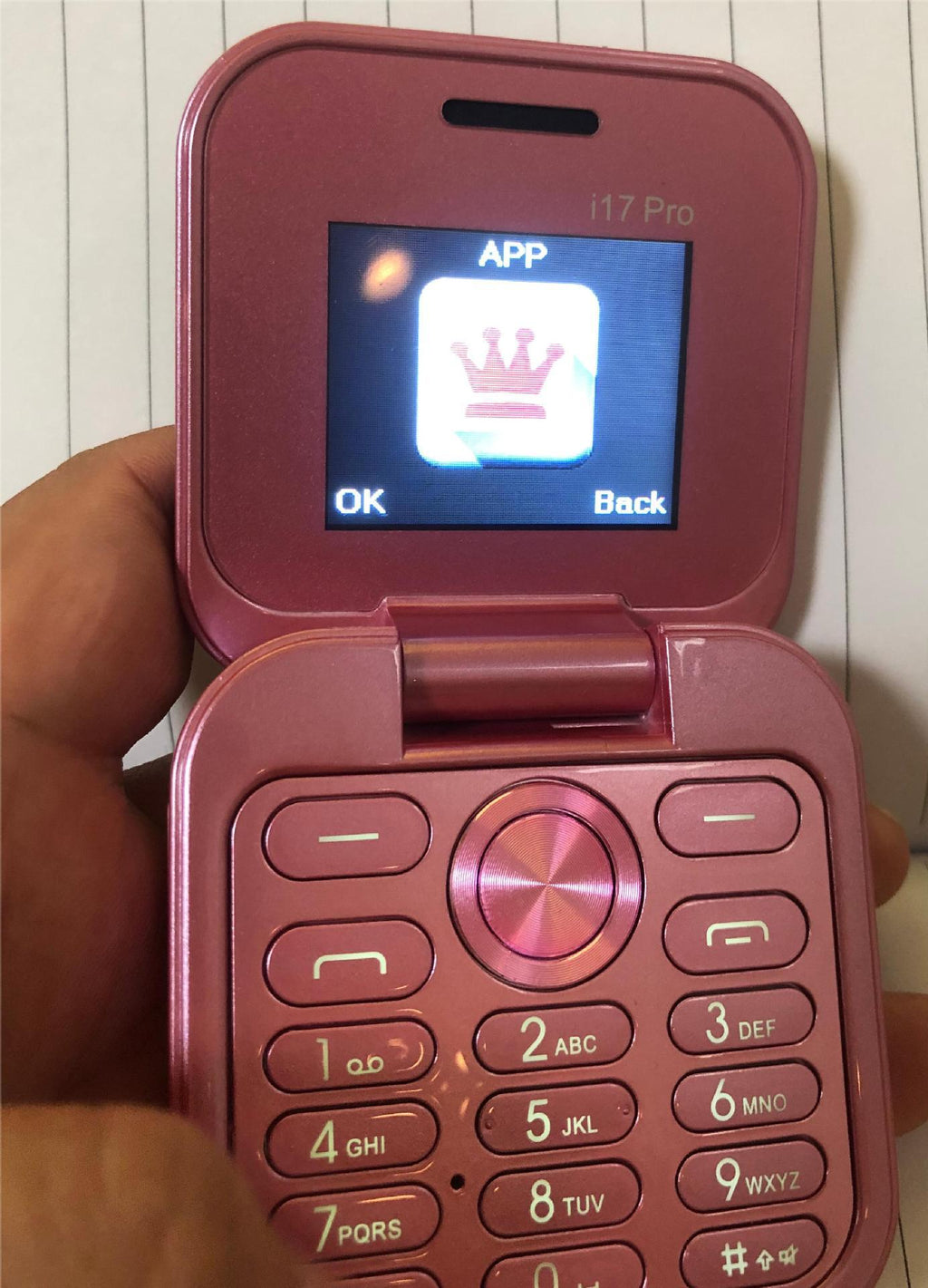 i17 mini Dual Card2G Non-Smartphone Flip Phone with Buttons for Elderly i16 pro