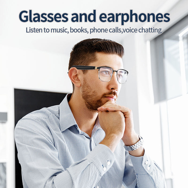 New Trending Smart AI Bluetooth glasses with UV protection TWS Bluetooth Earbuds Smart